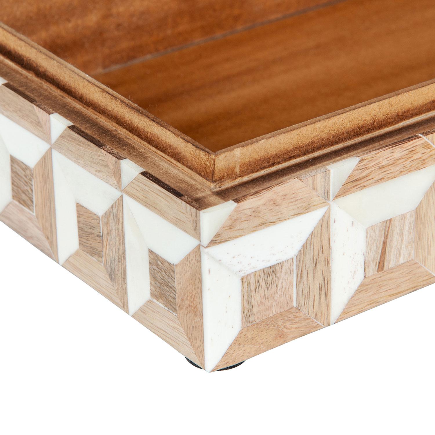 Naima Decorative Box, White