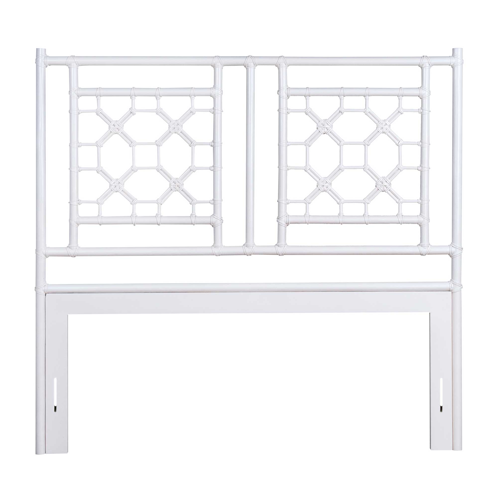 Lattice Queen Headboard, White