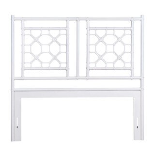 Lattice Queen Headboard, White