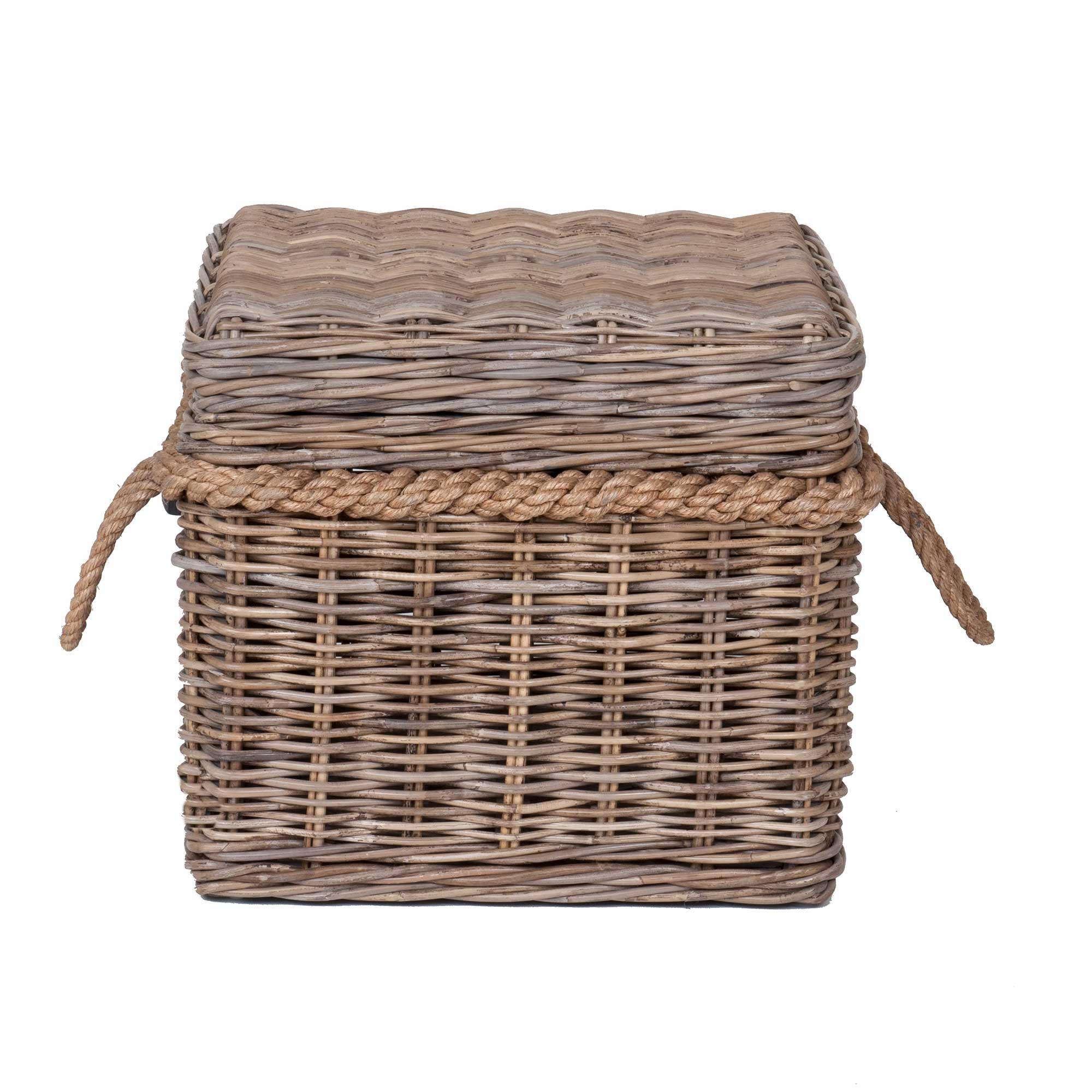 Sabrina Basket End Table with Storage